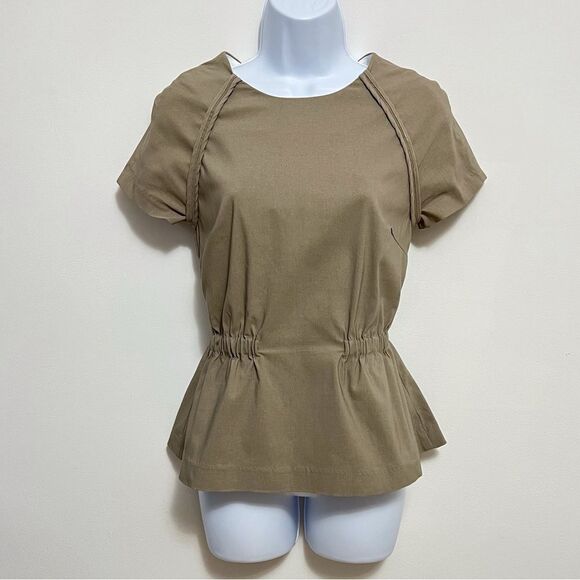 Walter Baker Bennett Tan Canvas Top XS NWT - Picture 1 of 8